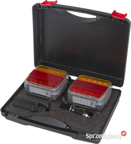 Zestaw lamp bezprzewodowych LED kwadratowych 12V Kamionna