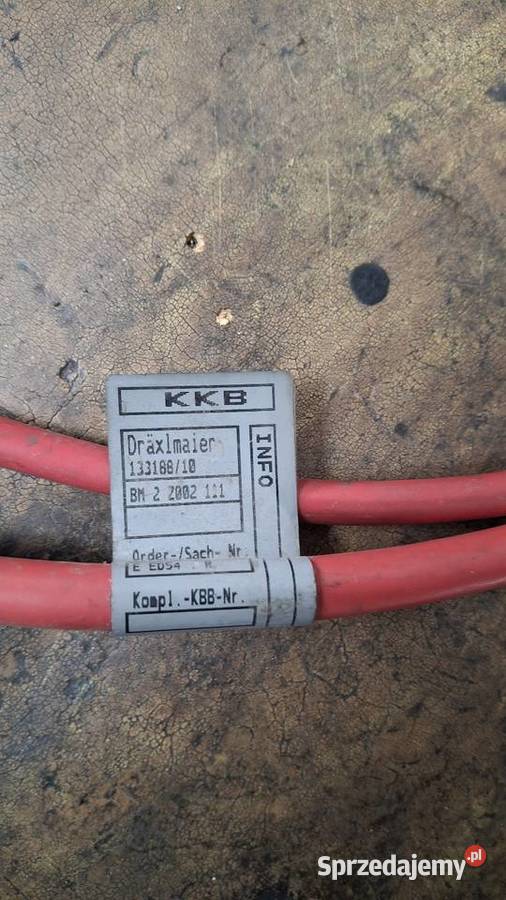 Przewody elektryczne bmw e46 320d m47 Rok produkcji 2002 Jaworzno