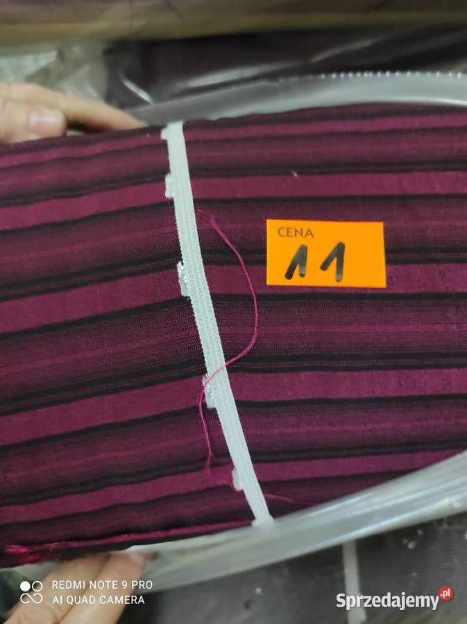 Tkaniny ubraniowe bluzkowe odzieżowe śląskie