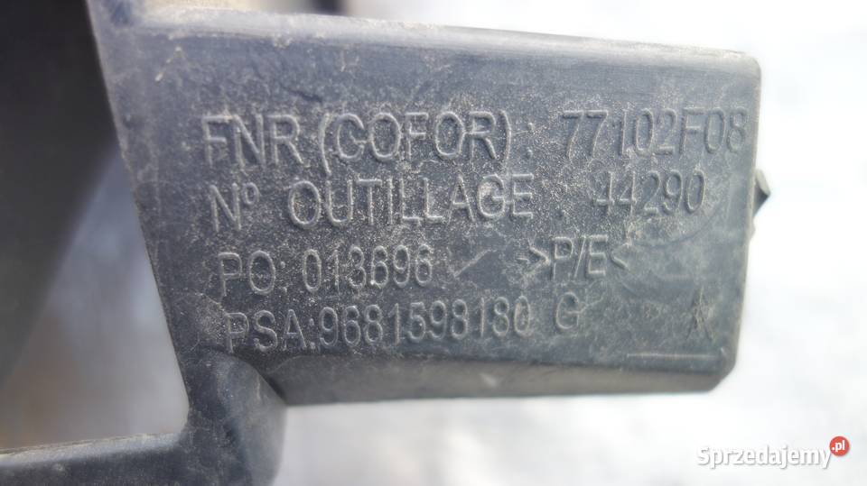 ŚLIZG ZDERZAKA PRAWY LEWY TYŁ CITROEN C5 III Pozostałe Ruda Śląska