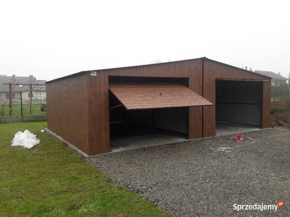 Garaż Blaszany Drewnopodobny Garaże Blaszane Głogów