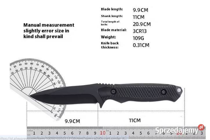 Nóż Ratowniczy Survival Wojskowy Składany 23 mazowieckie
