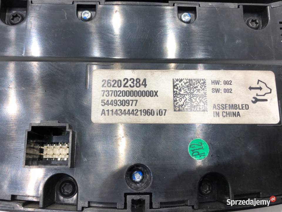 PANEL STEROWANIA NAWIEWU OPEL INSIGNIA A osobowe