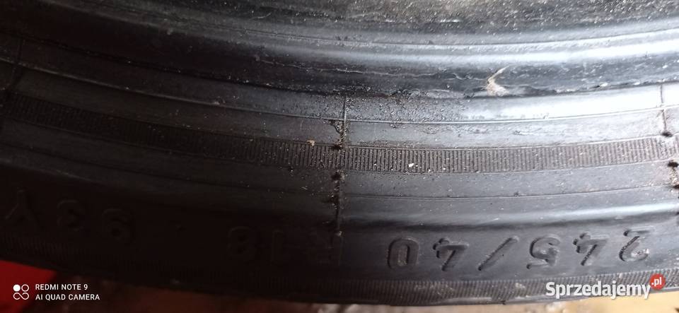 Tanio sprzedam opony letnie 2 Rozmiar 245 45 18 lato mazowieckie Kobyłka