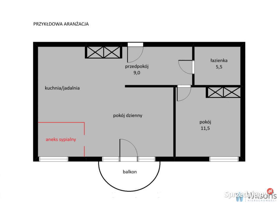sprzedaży mieszkania Warszawa 5736m2 2 pokoje