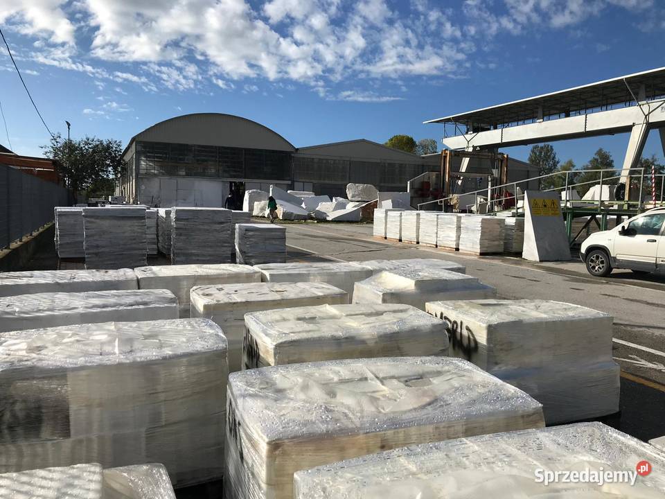 Marmur Włoski Statuarietto Stopnie Parapety Poskwitów
