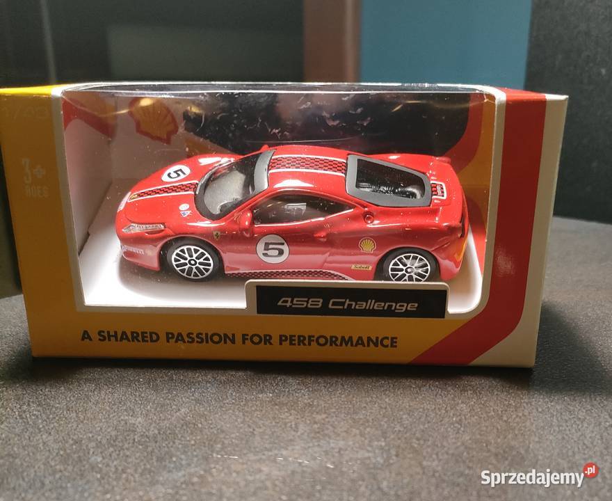 Model ferrari shell edycja limitowana Modelarstwo Gdynia sprzedam