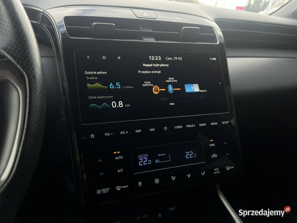 Hyundai Tucson 16TGDI HEV 230 4WD 6AT N Line Rok produkcji 2023 Piotrków Trybunalski