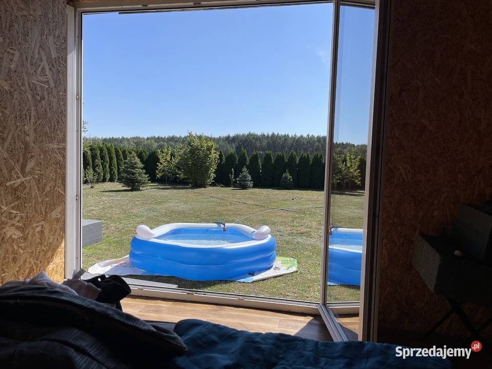 Działka rekreacyjna 813m z domkiem 35m jezioro Krasne