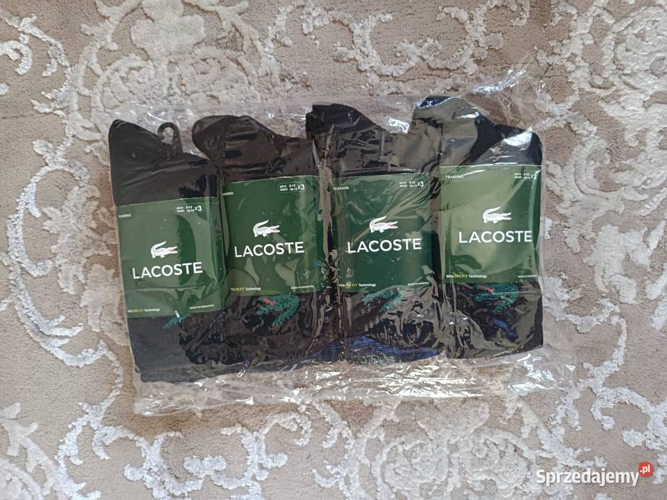 Komplet skarpet męskich Lacoste 4046 DRIFIT 12 Białystok sprzedam