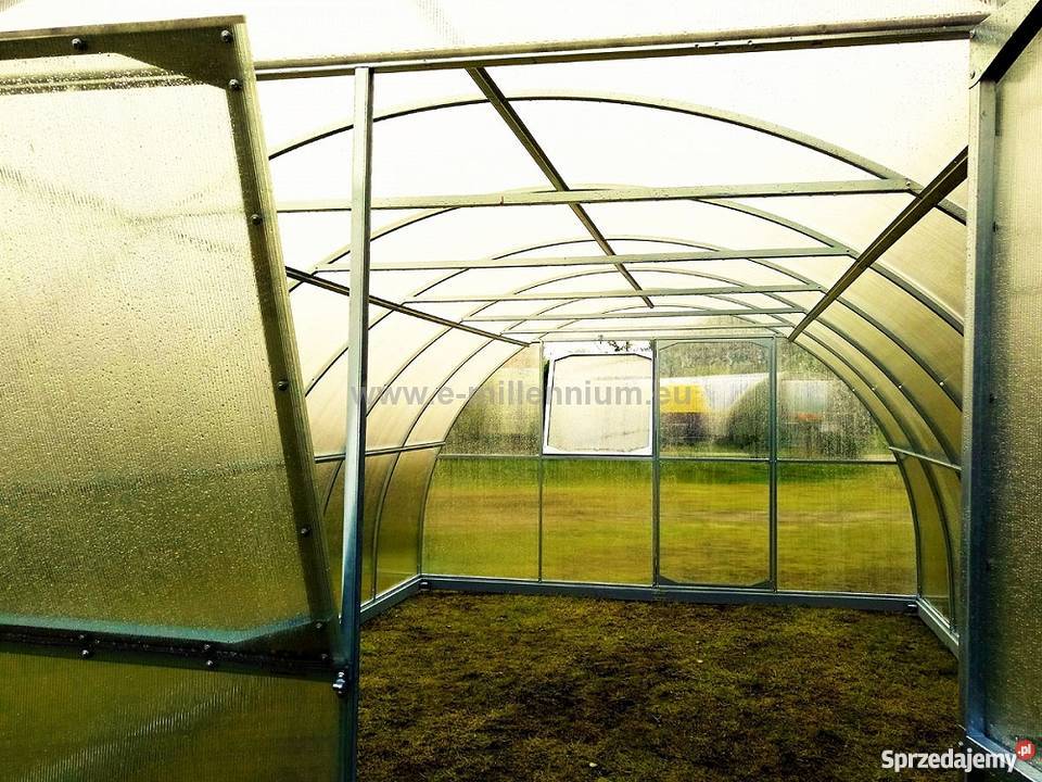 Szklarnia Primus 4x20m 80m2 H230 poliwęglan 4mm mazowieckie Warszawa