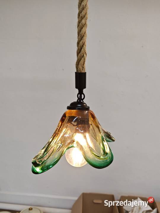 Lampa wisząca ze szkła Murano Sandomierz sprzedam