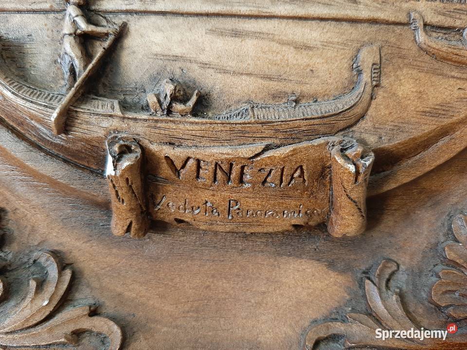 Rzeźbione talerz 3D Wenecja Stargard