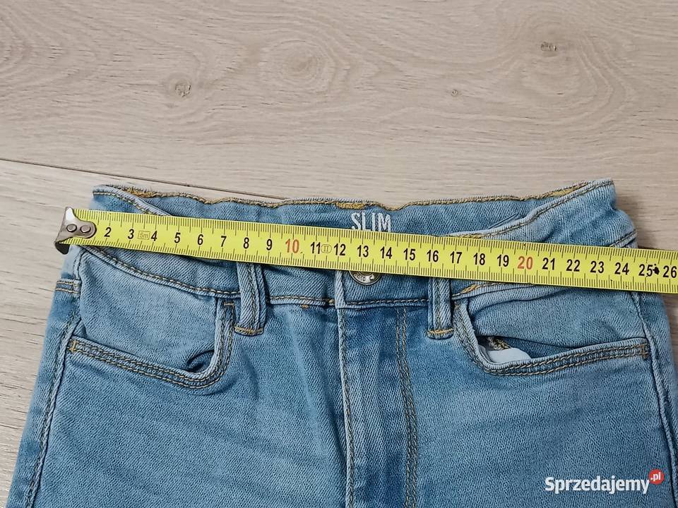 Spodnie jeansowe dziewczęce slim fit 116 Płock sprzedam