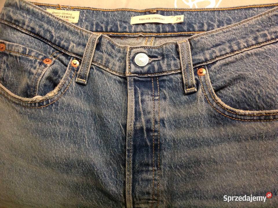 Spodnie Jeans Damskie LEVIS 29 j NOWE Szeroka Nowa Sól