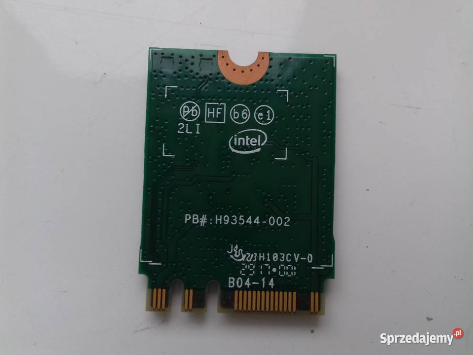Karta WiFi5 BT42 M2 intel Dual Band WirelessAC karta sieciowa Bydgoszcz