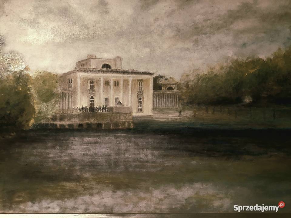 Łazienki królewskie obraz ręcznie malowany 5070