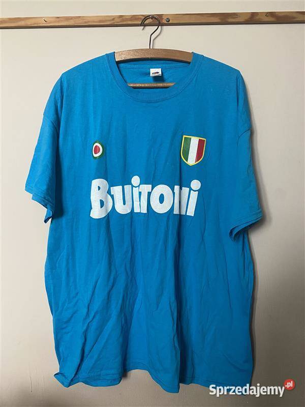 Vintage Retro SSC NAPOLI 10 MARADONA bawełniana Piłka nożna Wrocław