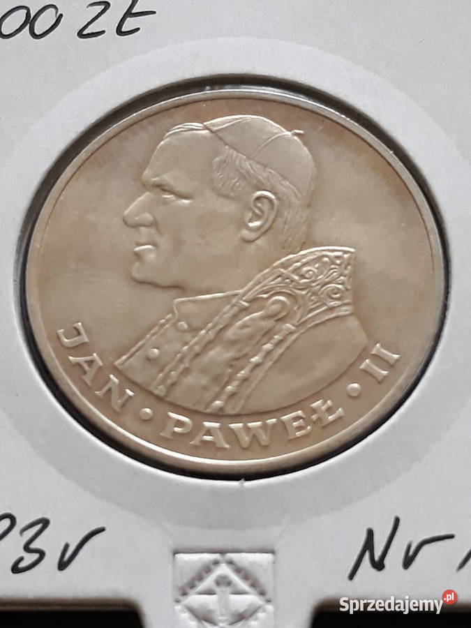 1000 Papież Jan Paweł II 1983 r 10 mennicze Konin