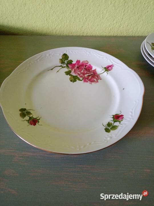 Porcelana Włocławek Komplet deserowy dzbanek do Porcelana i szkło Łódź sprzedam