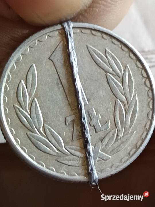 Sprzedam monete 1 zloty 1986 r mala skretka