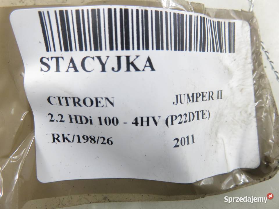 STACYJKA JUMPER II BOXER DUCATO 010990013