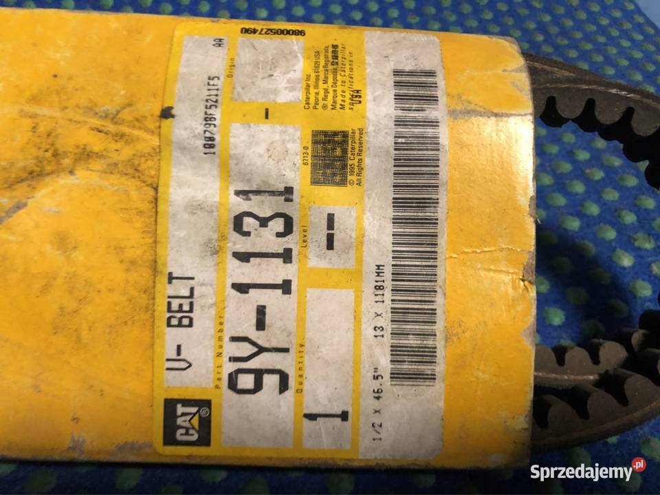 Pasek klinowy CAT VBelt 9Y1131 Silnik i osprzęt wielkopolskie Piła