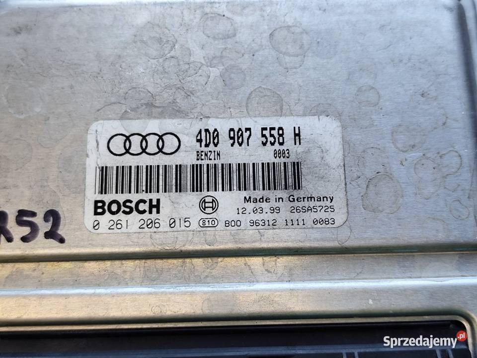 Audi A8 D2 42 Sterownik Moduł Komputer Silnika osobowe Czujniki i sterowniki