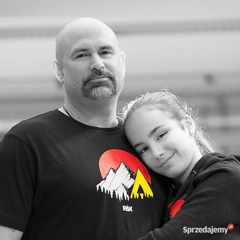 T Shirt Męski 100 Bawełna PAX TShirt Sunrise wielkopolskie Wągrowiec