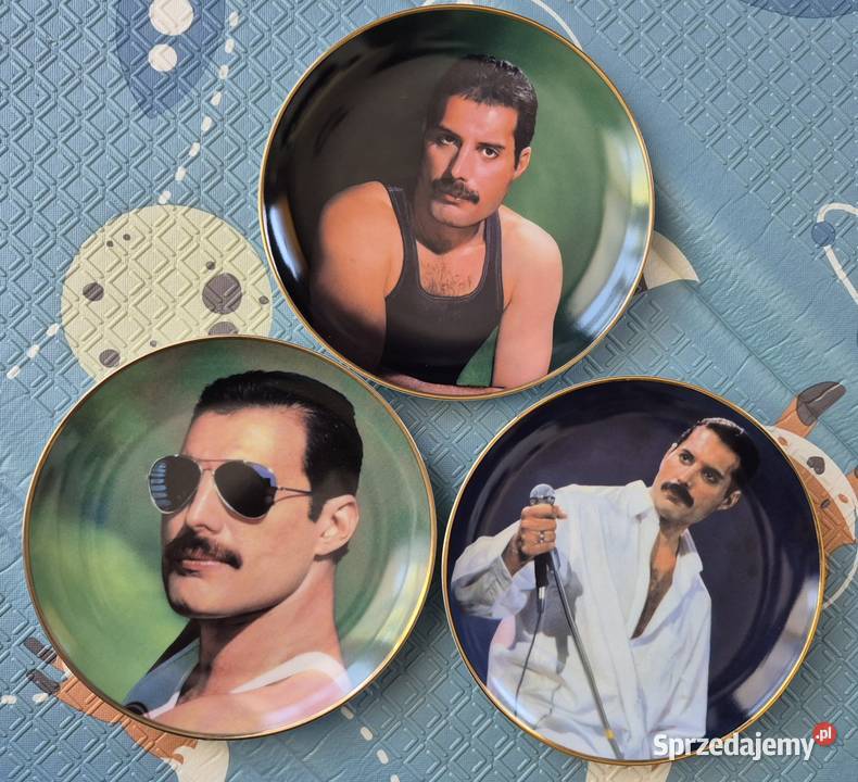 Talerze kolekcjonerskie Freddie Mercury Danbury Gdańsk
