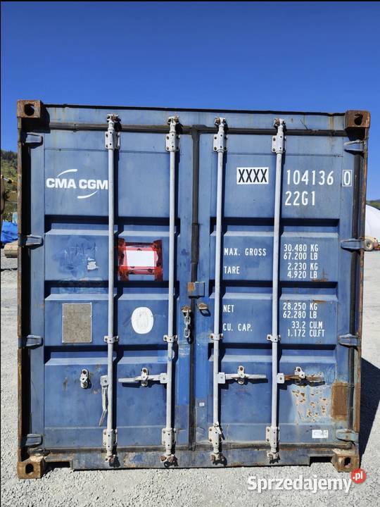 Kontener morski magazynowy 20DV 6 metrów Olsztyn