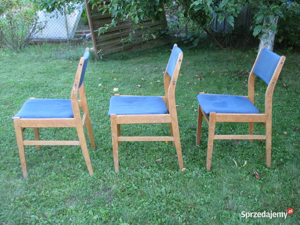 Tapicerowane krzesła drewniane typ 0200 207 Dom i Ogród Krapkowice