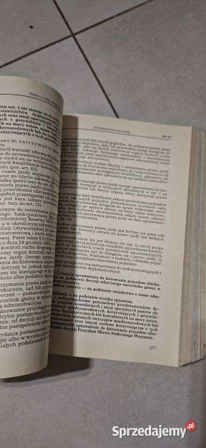 Pierwszy komentarz do Kodeksu Drogowego PRL Łęczyca