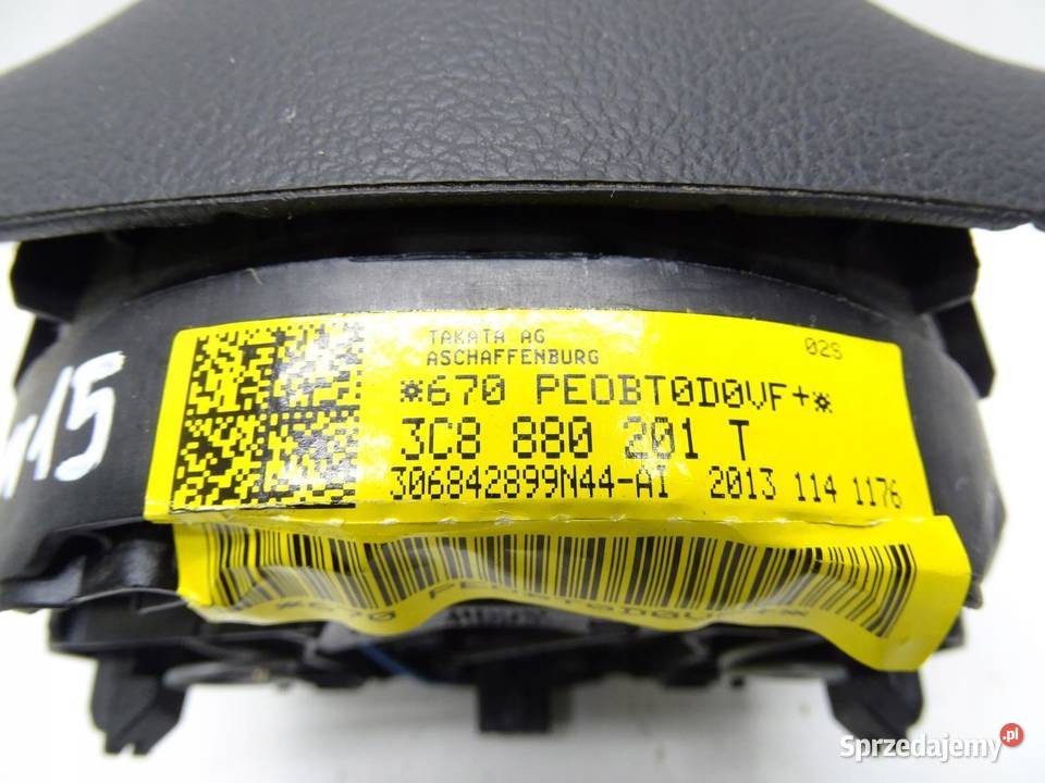 PODUSZKA KIEROWCY KIEROWNICY AIRBAG 3C8880201T