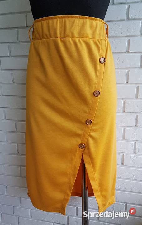 Damska spódnica ołówkowa musztardowa TXM 42XL Chrzanów
