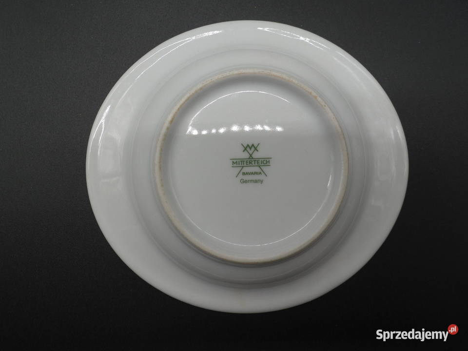 Porcelanowy talerzykpodstawek MITTERTEICH wielkopolskie Raszków