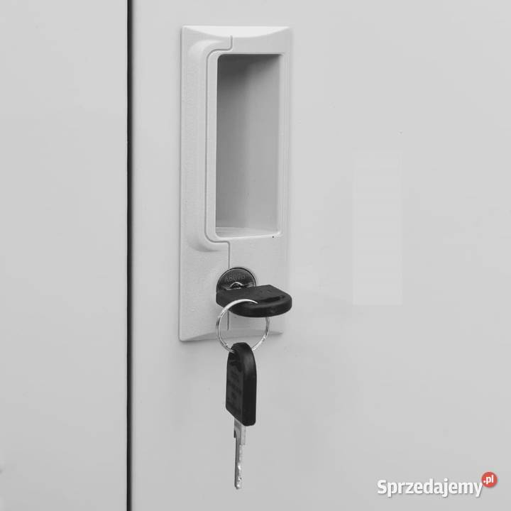 Szafka zamykana na klucz jasnoszara 90x45x925 Warszawa