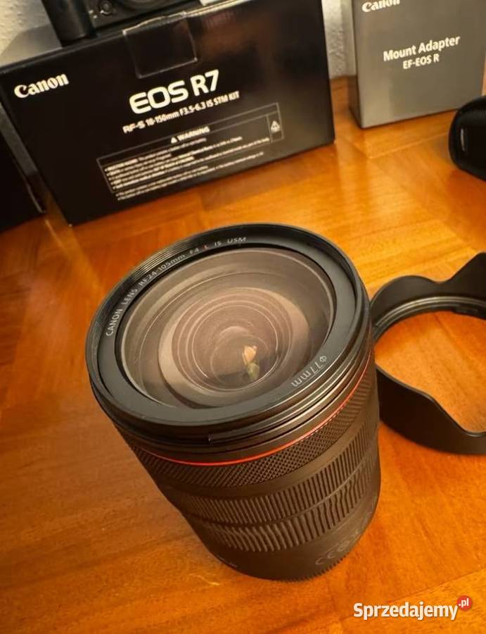 Canon EOS R7 obiektyw Canon RF 24105mm F4L Aparaty Urządków