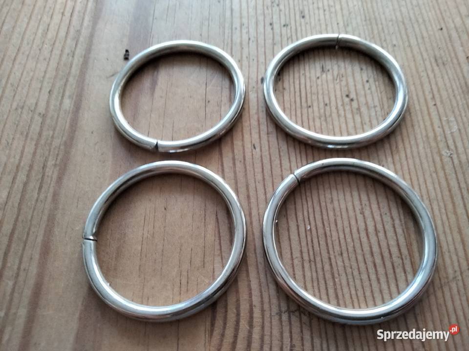 Kółko rymarskie metalowe srebrne 375313 mm Pozostałe Ostrów Wielkopolski sprzedam