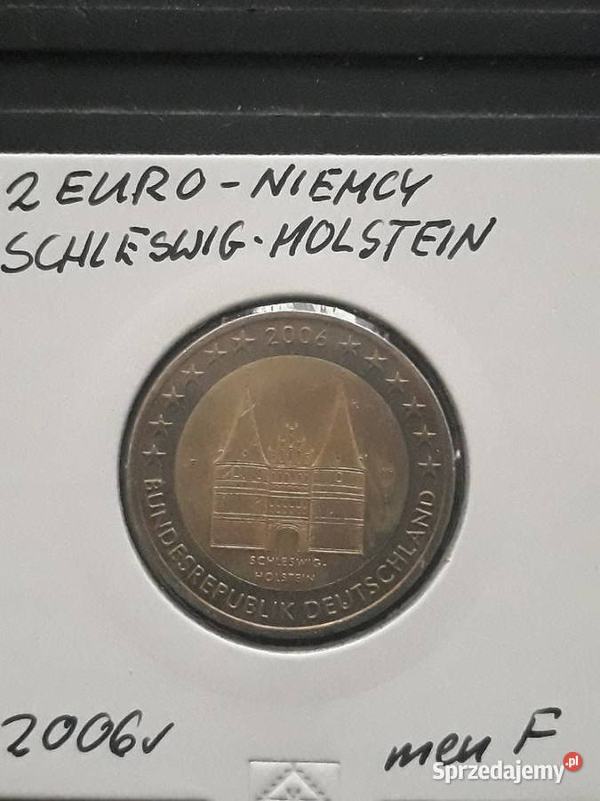 2 Euro Niemcy Schleswig Holstein 2006 rmen F wielkopolskie Konin