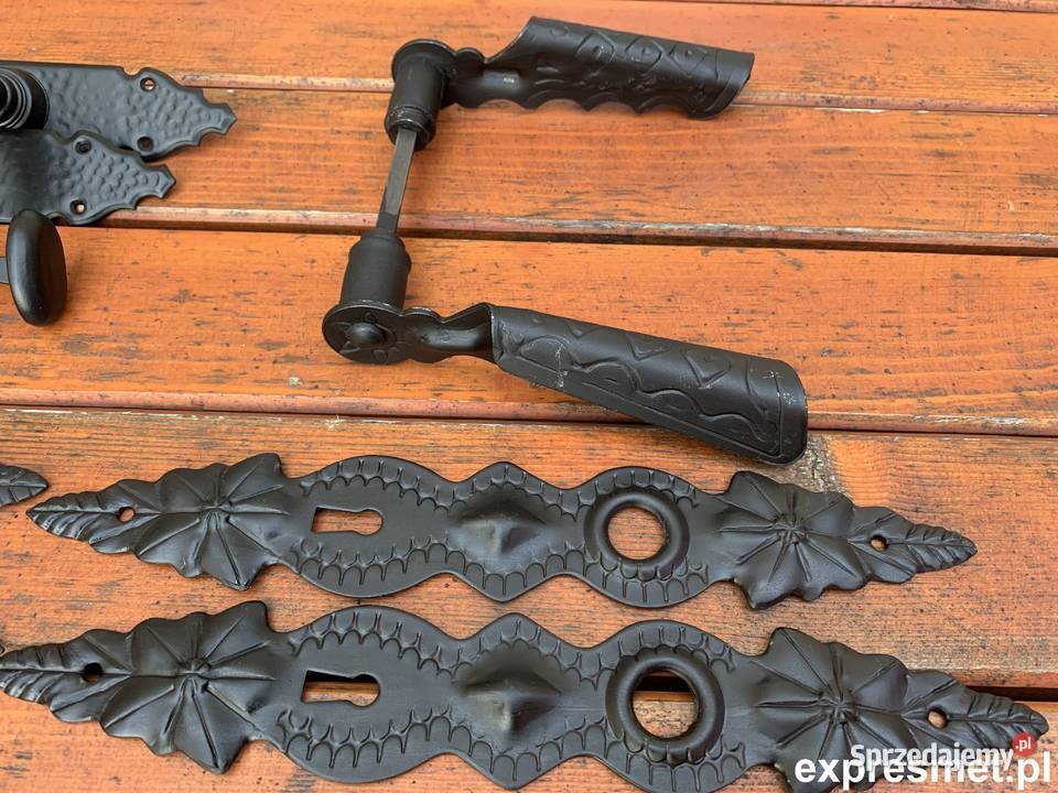 RUSTYKALNA Klamka kuta do furtki bramki drzwi Białystok