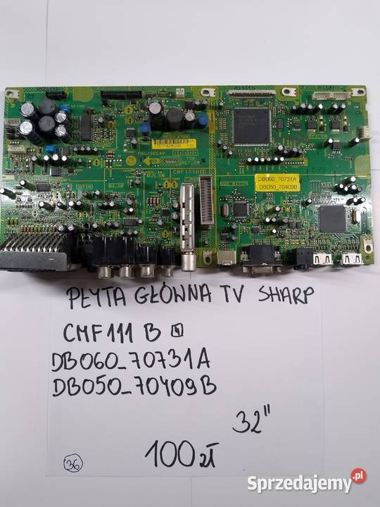 PŁYTA GŁÓWNA TV SHARP CMF111 B 4 DB06070731A Części i akcesoria Głogoczów