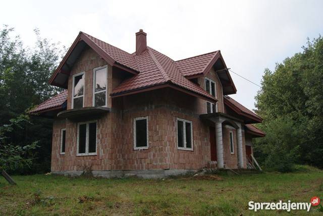 Dom stan surowy zamknięty 123 m2 cicha małopolskie Jodłówka-Wałki