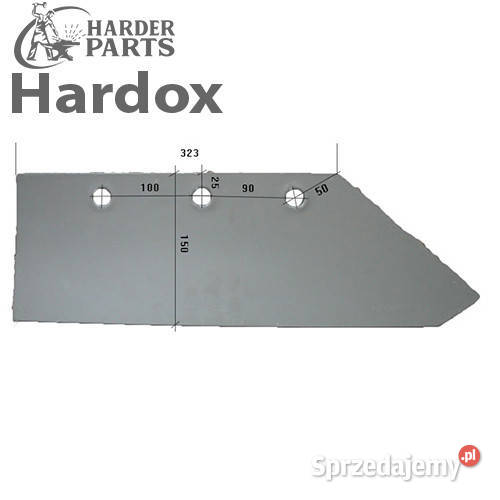 Lemiesz 14 HARDOX 172402P do pługa GREGOIRE podlaskie Suwałki