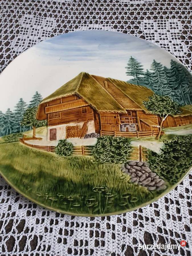 talerz porcelanosygnowany chata górska Zabrze sprzedam