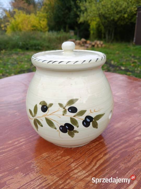 Ceramiczny pojemnik na cebulę szalotkę czosnek dolnośląskie Wrocław