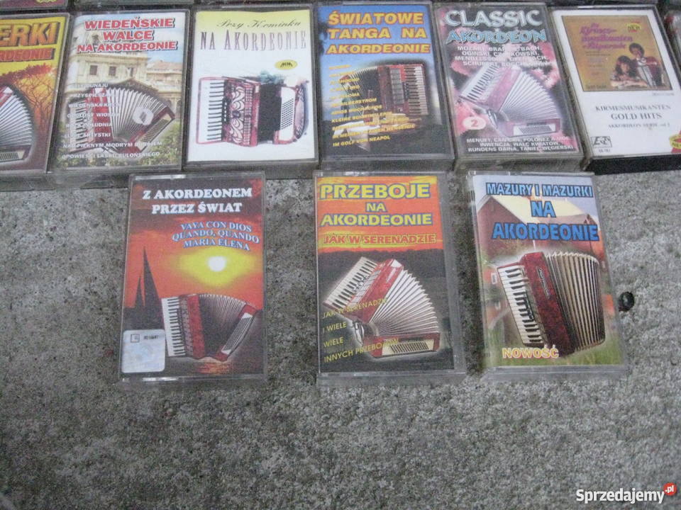 Stare kasety magnetofonowe AKORDEONY kaseta Grodziczno