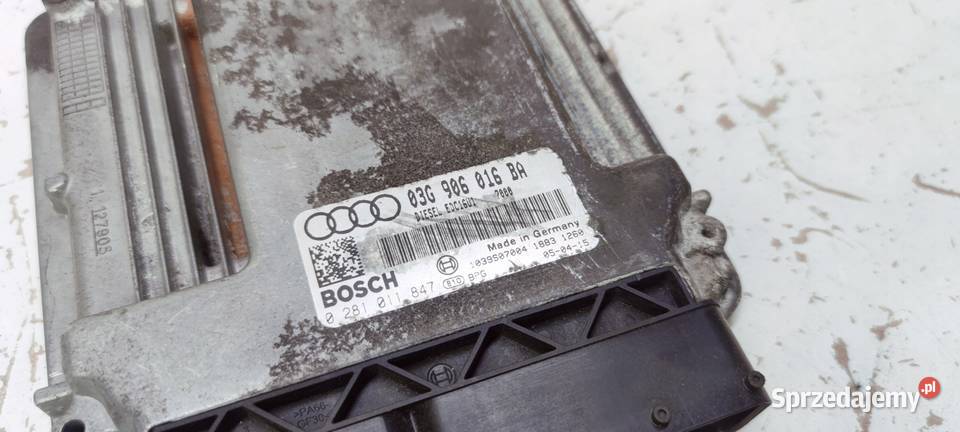 KOMPUTER STEROWNIK AUDI A3 8P 20 TDI 03G906016BA osobowe Przystajń