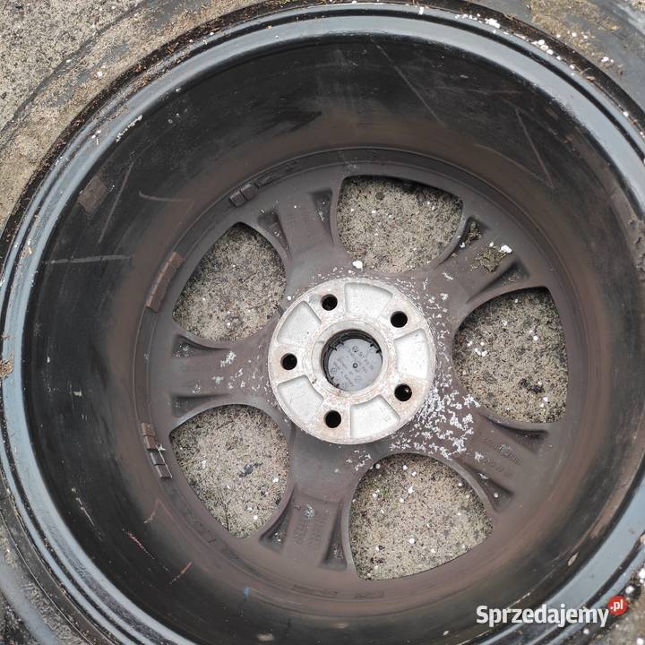 Komplet felg 5x112 17 golf 5 gti czarne Zaklików