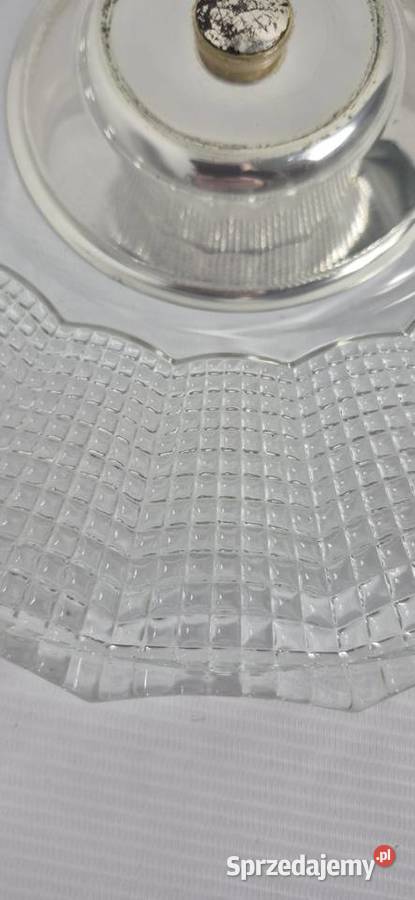 Stylowa Patera Szklana Vintage PRL 30 sprzedam